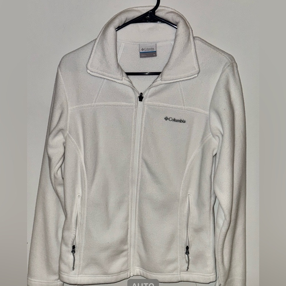 Columbia Women's White Ski Jacket Size Medium